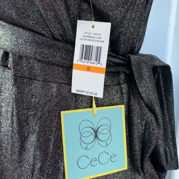 CeCe Bohemian Lux dress: Size Small. Rich black color. - Picture 9 of 17